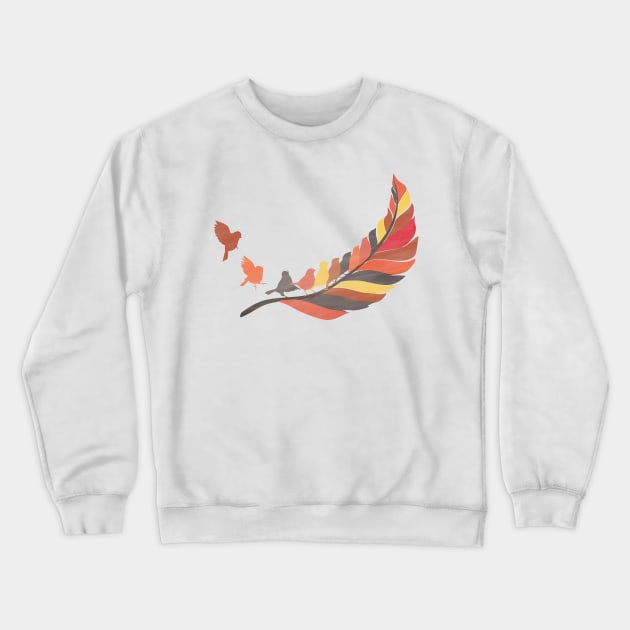 Birds of a feather flock together Crewneck Sweatshirt by jemae